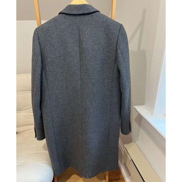 Grey wool coat from Zara. - Picture 2 of 4